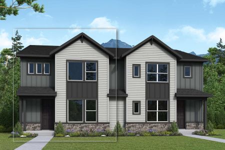 New construction Single-Family house 16225 Peak St, Unit A, Broomfield, CO 80023 plan The Fortuna - image