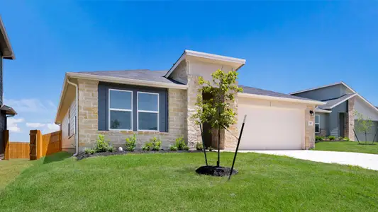 New construction Single-Family house 143 Morning Glory Lp, Kyle, TX 78640 plan The Irvine - image
