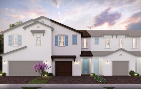 New construction Townhouse house 4501 Small Creek Road, Kissimmee, FL 34744 Tidewater- photo 0