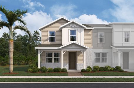 New construction Townhouse house 175 Aulin Ave, Oviedo, FL 32765 plan Richmond End - image