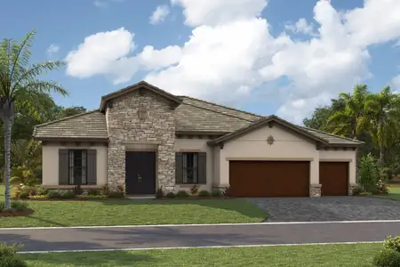 New construction Single-Family house 13726 Heartwood Wy, Parrish, FL 34219 plan Key Largo I - image