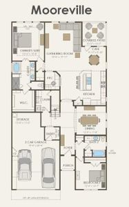 Pulte Homes, Mooreville floor plan