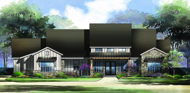 New construction Single-Family house 216 Bold Sundown, Liberty Hill, TX 78642 plan Abilene - image