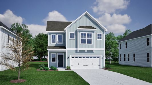 New construction Single-Family house 1006 Whispering Willow Ct, Durham, NC 27703 plan Cameron - image