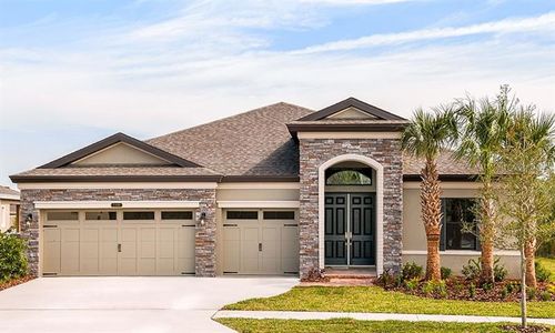 New construction Single-Family house 12990 Steed Trace Loop, Lithia, FL 33547 Bayshore I- photo 0