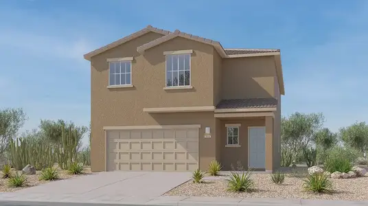 New construction Single-Family house 931 W Calle El Colmillo, Sahuarita, AZ 85629 plan Jeffry - image