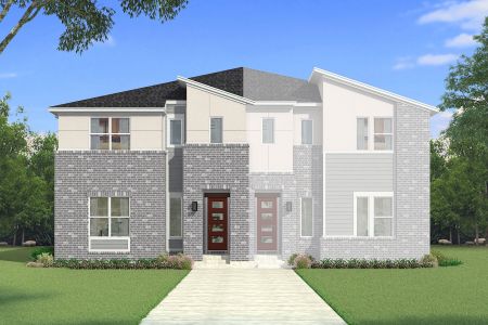 New construction Townhouse house 800 Ash Rd, Plano, TX 75075 plan Edinburgh - image