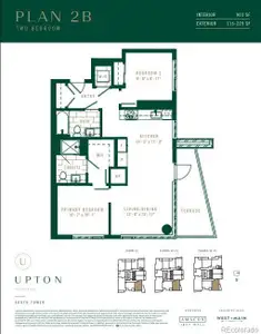 New construction Condo house 525 18Th St, Unit 1702, Denver, CO 80202 plan Plan 2B - image 2