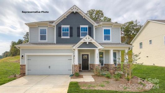 New construction Single-Family house 389 Streamwood Road, Troutman, NC 28166 London- photo 0