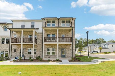 New construction Townhouse house 403 Elise Wy, Lawrenceville, GA 30045 plan Leighton End Unit - image