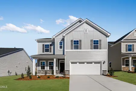 New construction Single-Family house 4363 Laurel Pond Wy, Raleigh, NC 27616 plan Landrum III - image