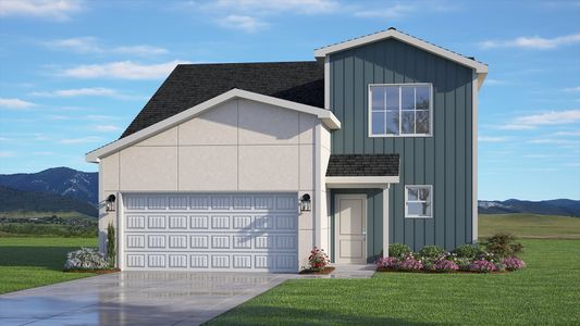 New construction Single-Family house 4004 Rhoadarmer Wy, Evans, CO 80620 plan Lindon - image