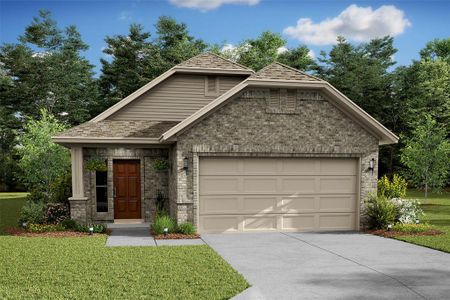 New construction Single-Family house 18802 Lucas Michael Way, New Caney, TX 77357 Leopold- photo 1 1