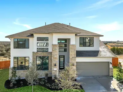 New construction Single-Family house 105 Rightfield Dr, Liberty Hill, TX 78642 plan The Cooper - image