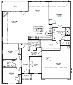 New construction Single-Family house 1506 Red Clover Ave, Van Alstyne, TX 75495 plan Baker - image 3