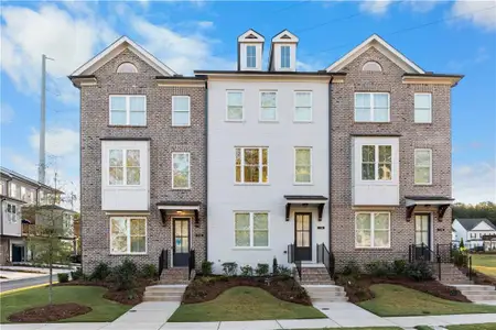 New construction Townhouse house 112 Brackley Dr, Cumming, GA 30040 plan The Glendale - image