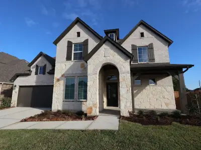New construction Single-Family house 21102 Bella Coral Dr, Cypress, TX 77433 plan Zacate - image