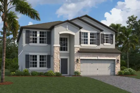 New construction Single-Family house 22587 Hearken Court, Land O Lks, Land O' Lakes, FL 34637 plan Sonoma II - image