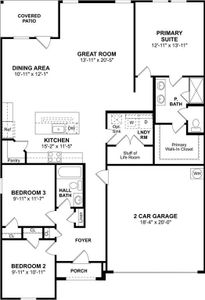 The Daffodil IV floor plan by K. Hovnanian Homes. 1st Floor Shown. *Prices, plans, dimensions, features, specifications, materials, and availability of homes or communities are subject to change without notice or obligation.