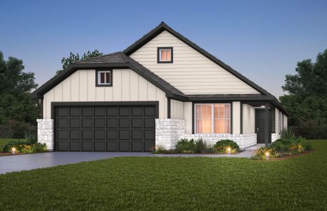 New construction Single-Family house 940 Heartseed Ave, New Braunfels, TX 78130 plan Chatfield - image