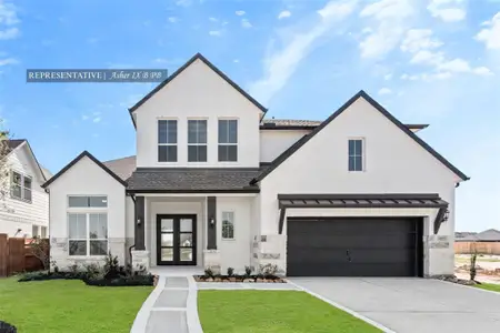 New construction Single-Family house 112 Beebalm Cv, Georgetown, TX 78633 plan The Asher IX - image