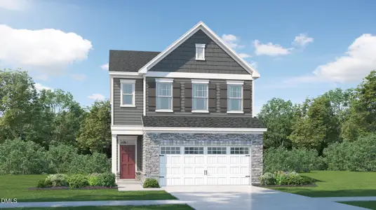 New construction Single-Family house 108 Tombolo Wy, Raleigh, NC 27610 plan Oakley II - image