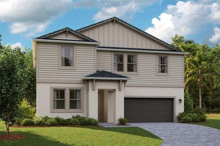 New construction Single-Family house 9933 Surrey Rose Dr, San Antonio, FL 33576 plan Amelia - image