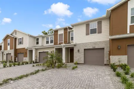 New construction Townhouse house 1665 Greenleaf Woods Cv, Oviedo, FL 32765 plan Magnolia - image