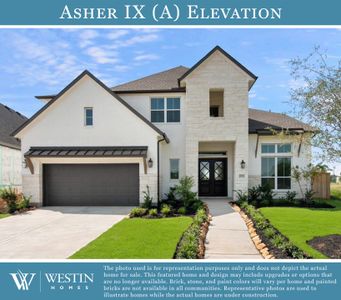 New construction Single-Family house 15679 Broadway Bend Dr, Conroe, TX 77302 The Asher IX- photo 0