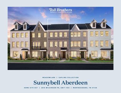 New construction Townhouse house 2615 Wilkinson Pike, Unit 1103, Murfreesboro, TN 37129 plan Sunnybell Aberdeen - image 7