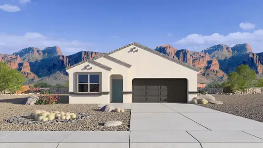 New construction Single-Family house 12091 E Lupine Ln, Florence, AZ 85132 plan Swan - image