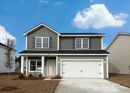 New construction Single-Family house 48 Baylor Bend-, Hinesville, GA 31313 plan The Bagley - image