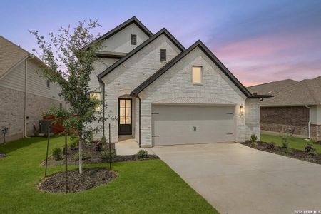 New construction Single-Family house 1868 Bighorn Trl, New Braunfels, TX 78132 plan Progreso - image