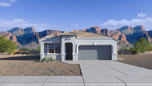 New construction Single-Family house 40000 W Venture Rd, Maricopa, AZ 85138 Mockingbird- photo 0