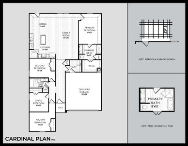 New construction Single-Family house 2001 Ridgecrest Ln, Sherman, TX 75092 plan Cardinal - image