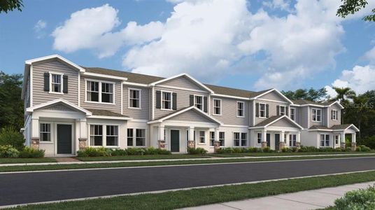 New construction Townhouse house 10270 Hadley St, Orlando, FL 32829 plan Telluride - image