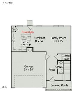 New construction Single-Family house 82 Continental Ln, Smithfield, NC 27577 Benson II B- photo 1 1