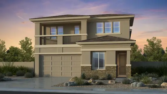 New construction Single-Family house 7707 W Smoketree Dr, Peoria, AZ 85383 plan Calico - image