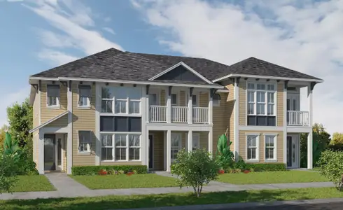 New construction Townhouse house 473 Crestview Dr, Ponte Vedra, FL 32081 plan Deleon - D - image