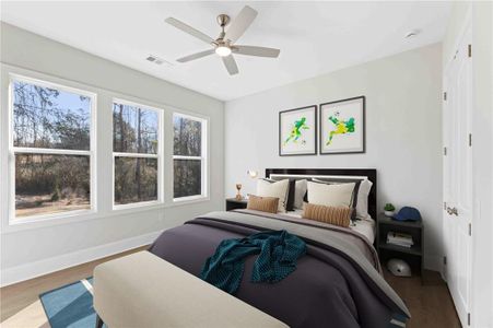 New construction Single-Family house 715 Crest Line Trl, Powder Springs, GA 30127 plan Windsong - image 9