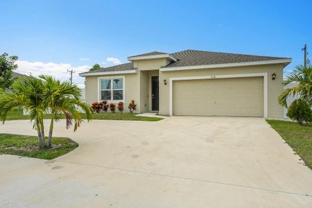 New construction Single-Family house 418 Nw Airoso Blvd, Port St. Lucie, FL 34983 - image