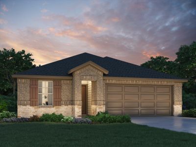 New construction Single-Family house 31024 De La Guerra St, Huffman, TX 77336 plan The Allen (840) - image