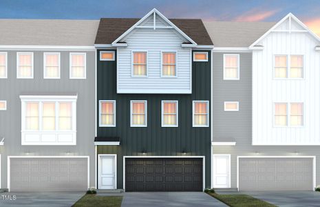 New construction Townhouse house 2124 Grubstake St, Apex, NC 27523 Summerford- photo 0