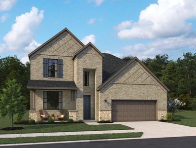 New construction Single-Family house 2024 Blue Mar Dr, Brookshire, TX 77041 plan Aubrey - image