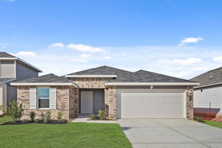 New construction Single-Family house 525 Wax Myrtle Wy, Hockley, TX 77447 plan Denton - image