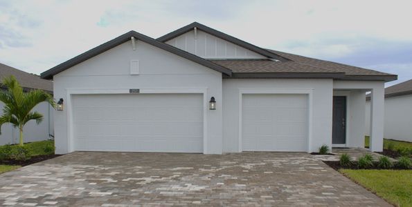 New construction Single-Family house 257 Moonlit Lake Trl, Lehigh Acres, FL 33936 plan Captiva - image