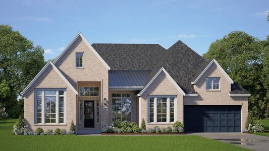 New construction Single-Family house 11922 Rice View Dr, Mont Belvieu, TX 77523 plan Woods 70′ Lot - image
