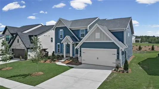 New construction Single-Family house 222 Loon Lake Wy, Hoschton, GA 30548 plan Avery - image