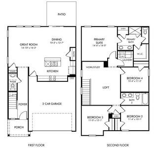 New construction Single-Family house 1110 Cascadia Ct, Wellford, SC 29385 plan Lennon - image