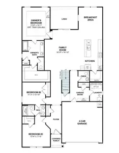 New construction Single-Family house 1727 Boulder Ridge Dr, Gastonia, NC 28052 plan Vernon - image